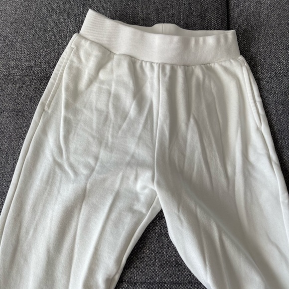 Women's white sweatpants - Picture 2 of 6